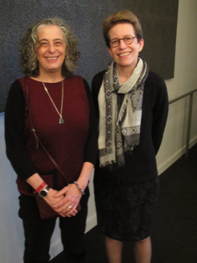 Carla Sinopoli and 2016 visiting scholar, Randi Korn