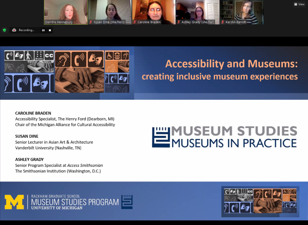 Accessibility and Museums panel