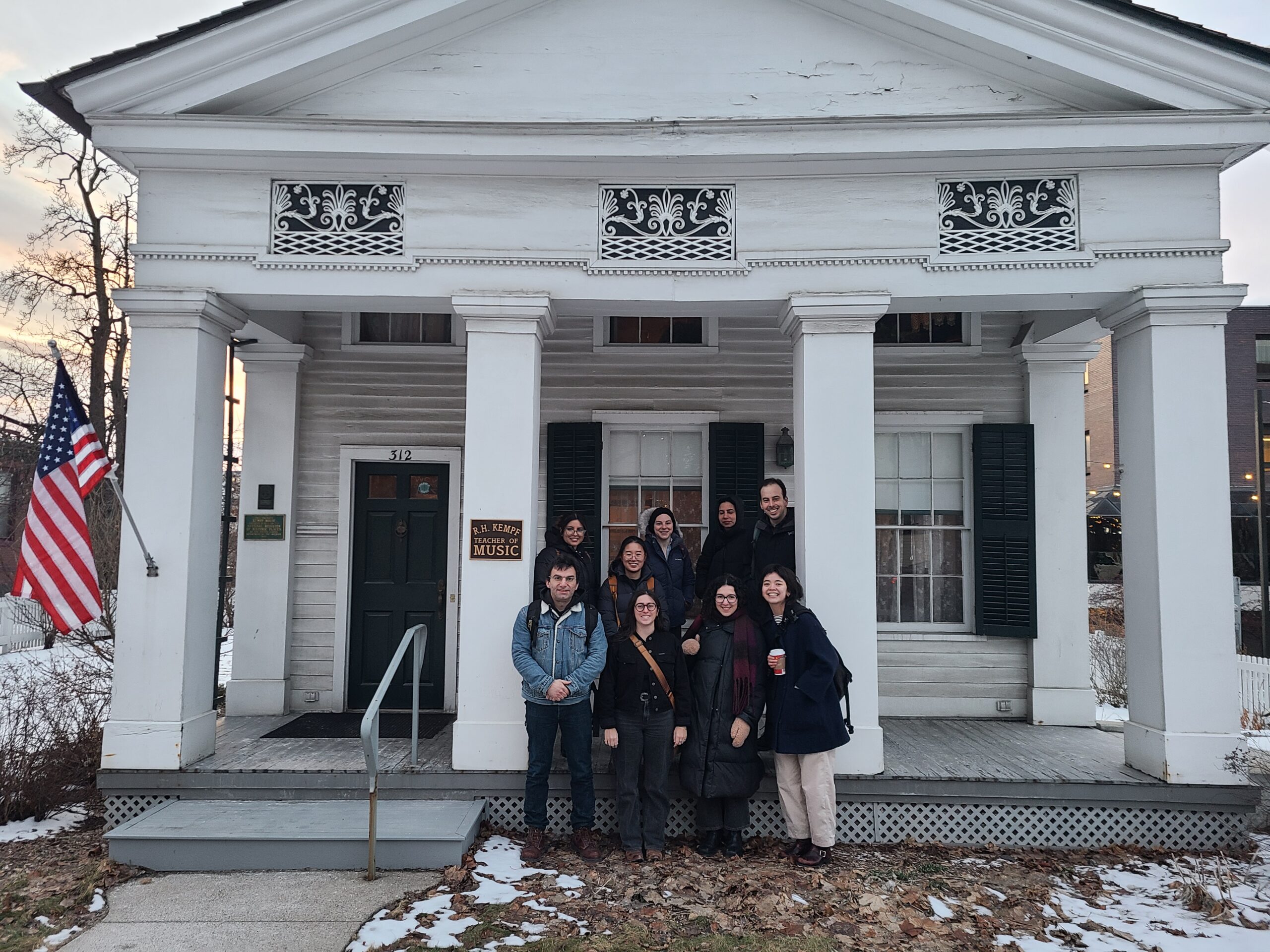 MSP25 cohort students at Kempf House in Ann Arbor
